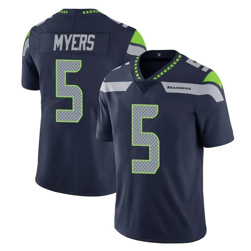 Tuec S.Seahawks #5 Jason Myers Player Navy Limited Vapor Untouchable Home Game Stitched Jerseys