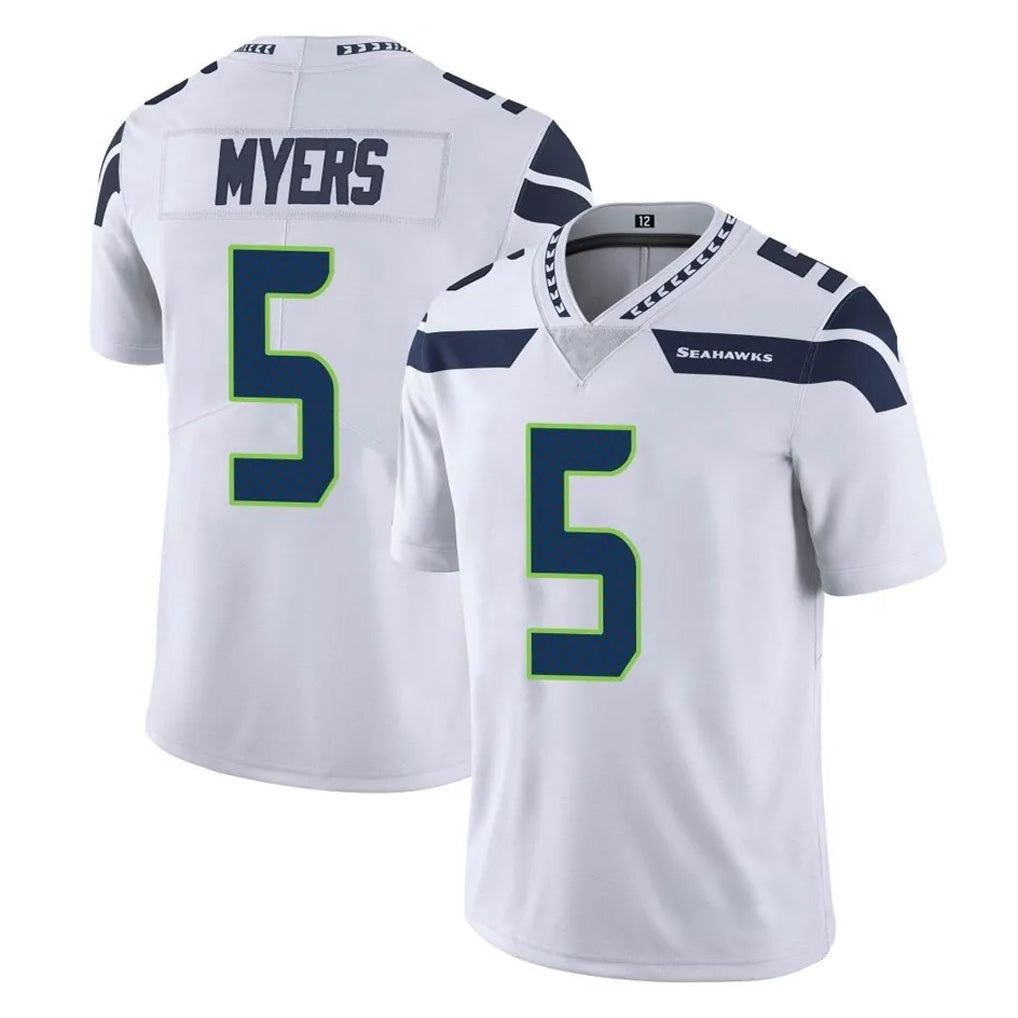 Tuec S.Seahawks #5 Jason Myers Player White Limited Vapor Untouchable Home Game Stitched Jerseys
