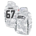 Tuec S.Seahawks #67 Charles Cross Player Arctic Camo Limited Salute to Service Pullover Hoodies Game Stitched Jerseys