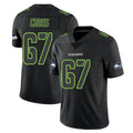 Tuec S.Seahawks #67 Charles Cross Player Black Impact Limited Home Game Stitched Jerseys