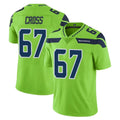 Tuec S.Seahawks #67 Charles Cross Player Green Limited Color Rush Home Game Stitched Jerseys
