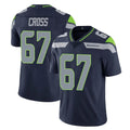 Tuec S.Seahawks #67 Charles Cross Player Navy Limited Vapor Untouchable Home Game Stitched Jerseys