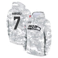 Tuec S.Seahawks #7 Uchenna Nwosu Player Arctic Camo Limited Salute to Service Pullover Hoodies Game Stitched Jerseys