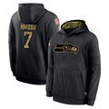 Tuec S.Seahawks #7 Uchenna Nwosu Player Black Salute to Service Hoodies Limited Game Stitched Jerseys