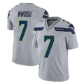Tuec S.Seahawks #7 Uchenna Nwosu Player Gray Limited Vapor Untouchable Home Game Stitched Jerseys