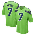 Tuec S.Seahawks #7 Uchenna Nwosu Player Green Home Game Stitched Jerseys