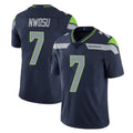 Tuec S.Seahawks #7 Uchenna Nwosu Player Navy Limited Vapor Untouchable Home Game Stitched Jerseys
