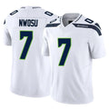 Tuec S.Seahawks #7 Uchenna Nwosu Player White Limited Vapor F.U.S.E. Home Game Stitched Jerseys