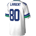 Tuec S.Seahawks #80 Steve Largent Mitchell & Ness White Legacy Replica Jersey