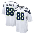 Tuec S.Seahawks #88 AJ Barner Player White Home Game Stitched Jerseys