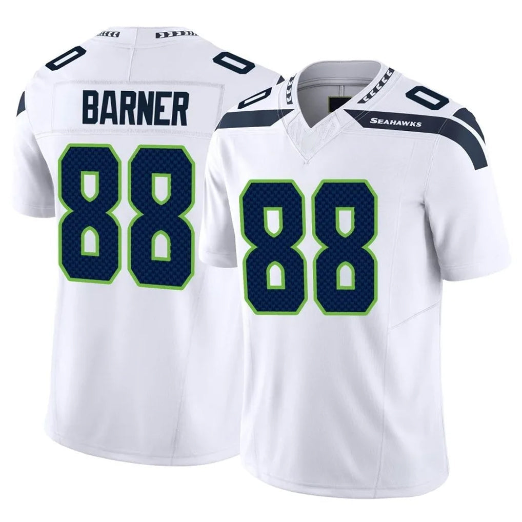 Tuec S.Seahawks #88 AJ Barner Player White Limited Vapor F.U.S.E. Home Game Stitched Jerseys