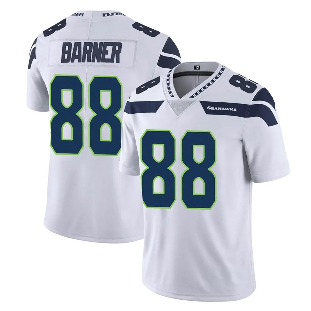 Tuec S.Seahawks #88 AJ Barner Player White Limited Vapor Untouchable Home Game Stitched Jerseys