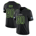 Tuec S.Seahawks #90 Jarran Reed Player Black Impact Limited Home Game Stitched Jerseys