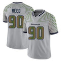 Tuec S.Seahawks #90 Jarran Reed Player Grey Limited 2025 Rivalries Collection Home Game Stitched Jerseys