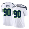 Tuec S.Seahawks #90 Jarran Reed Player White Limited Vapor F.U.S.E. Home Game Stitched Jerseys