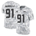 Tuec S.Seahawks #91 Byron Murphy II Player Arctic Camo Limited Salute To Service Home Game Stitched Jerseys
