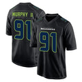 Tuec S.Seahawks #91 Byron Murphy II Player Black Limited Fashion Home Game Stitched Jerseys