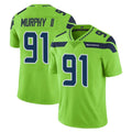 Tuec S.Seahawks #91 Byron Murphy II Player Green Limited Color Rush Home Game Stitched Jerseys