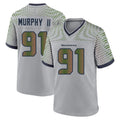 Tuec S.Seahawks #91 Byron Murphy II Player Grey 2025 Rivalries Collection Home Game Stitched Jerseys