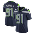 Tuec S.Seahawks #91 Byron Murphy II Player Navy Limited Vapor Untouchable Home Game Stitched Jerseys