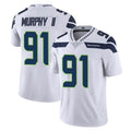 Tuec S.Seahawks #91 Byron Murphy II Player White Limited Vapor Untouchable Home Game Stitched Jerseys