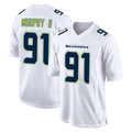 Tuec S.Seahawks #91 Byron Murphy II Player White Tundra Fashion Home Game Stitched Jerseys