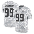 Tuec S.Seahawks #99 Leonard Williams Player Arctic Camo Limited Salute To Service Home Game Stitched Jerseys