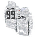Tuec S.Seahawks #99 Leonard Williams Player Arctic Camo Limited Salute to Service Pullover Hoodies Game Stitched Jerseys