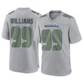 Tuec S.Seahawks #99 Leonard Williams Player Gray Atmosphere Fashion Home Game Stitched Jerseys