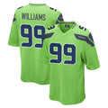 Tuec S.Seahawks #99 Leonard Williams Player Green Home Game Stitched Jerseys