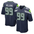 Tuec S.Seahawks #99 Leonard Williams Player Navy Home Game Stitched Jerseys
