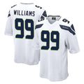 Tuec S.Seahawks #99 Leonard Williams Player White Home Game Stitched Jerseys