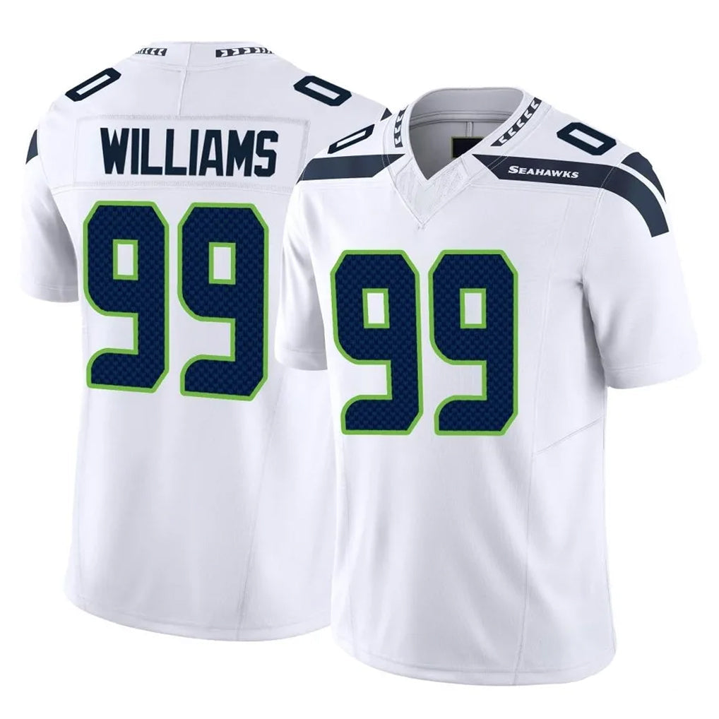 Tuec S.Seahawks #99 Leonard Williams Player White Limited Vapor F.U.S.E. Home Game Stitched Jerseys
