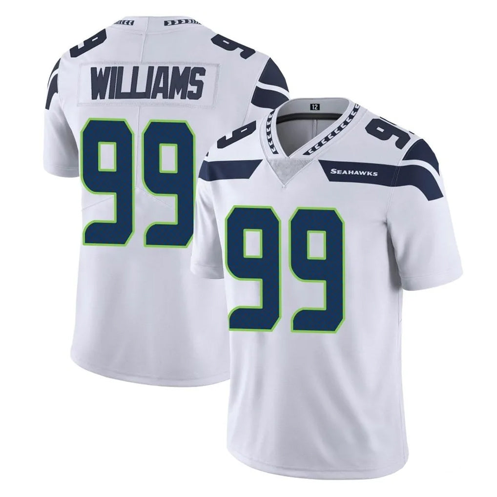 Tuec S.Seahawks #99 Leonard Williams Player White Limited Vapor Untouchable Home Game Stitched Jerseys