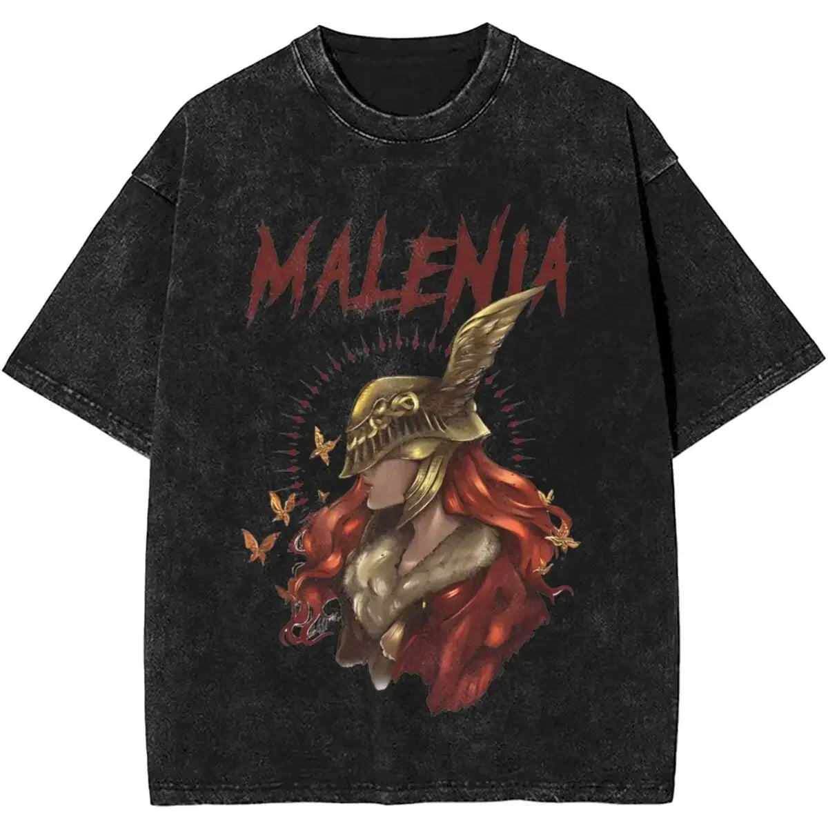 Cheap T-shirt Jerseys Malenia Blade Of Miquella Washed New Arrival Mens Clothes Tee Shirt Homme Graphic T-Shirts Men Tshirt for Men Ropa Hombre 62924