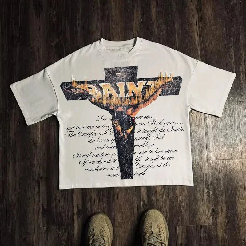 Cheap T-shirt Jerseys Harajuku Letter Graphic T Shirts Y2k Tops Men Women High Street Oversized T Shirt Pro Choice Streetwear Vintage Tee Clothing
