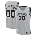 tuec SA.Spurs Fanatics Silver Fastbreak Custom Jerseys - Statement Edition