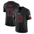 Tuec SF.49ers #13 Brock Purdy Player Black Impact Limited Home Game Stitched Jerseys