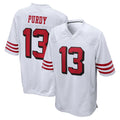 Tuec SF.49ers #13 Brock Purdy Player White Limited Alternate Home Game Stitched Jerseys