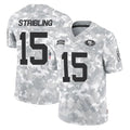 Tuec SF.49ers #15 De'Zhaun Stribling Player Arctic Camo Limited Salute To Service Home Game Stitched Jerseys