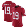 Tuec SF.49ers #19 Deebo Samuel Sr. Player Red Limited Vapor Untouchable Home Game Stitched Jerseys