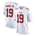 Tuec SF.49ers #19 Deebo Samuel Sr. Player White Fashion Home Game Stitched Jerseys