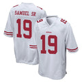 Tuec SF.49ers #19 Deebo Samuel Sr. Player White Home Game Stitched Jerseys