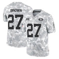 Tuec SF.49ers #27 Ji'Ayir Brown Player Arctic Camo Limited Salute To Service Home Game Stitched Jerseys
