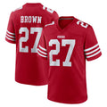 Tuec SF.49ers #27 Ji'Ayir Brown Player Red Game Home Stitched Jerseys