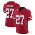 Tuec SF.49ers #27 Ji'Ayir Brown Player Red Limited Vapor Untouchable Home Game Stitched Jerseys