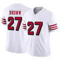 Tuec SF.49ers #27 Ji'Ayir Brown Player White Limited Alternate Vapor F.U.S.E. Home Game Stitched Jerseys