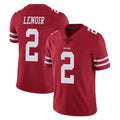 Tuec SF.49ers #2 Deommodore Lenoir Player Red Limited Vapor Untouchable Home Game Stitched Jerseys