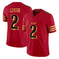 Tuec SF.49ers #2 Deommodore Lenoir Player Red Rivalries Vapor Limited Home Game Stitched Jerseys