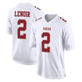 Tuec SF.49ers #2 Deommodore Lenoir Player White Fashion Home Game Stitched Jerseys